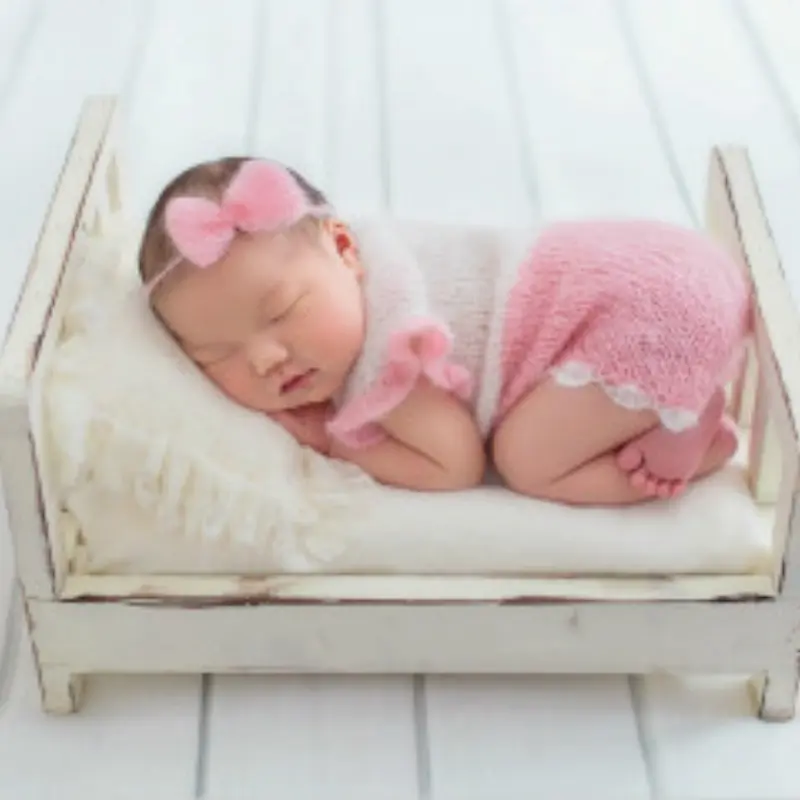 Vintage Posing Bed (2 Colors) - Newborn Photography Props - Image 3